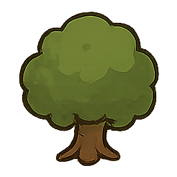 Magical tree - Decorative element of the fantasy world